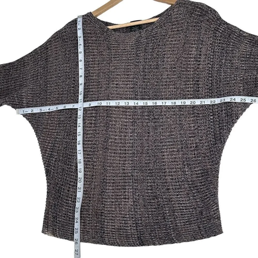 Calvin Klein brown slouchy boatneck sweater size medium